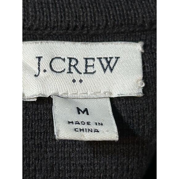 J.Crew sweater blazer Womens sz M schoolboy stretch single button office pocket - Picture 5 of 6